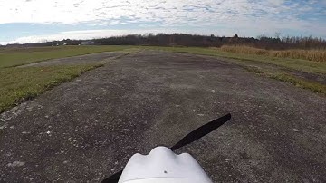 GoPro camera on an Eflite Apprentice RC plane, in Maine