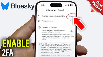 How To set up two factor authentication (2FA) on BlueSky