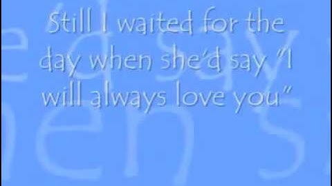 When She Loved Me   Sarah McLachlan   Lyrics