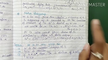 solvable group notes (abstract algebra) unit-1