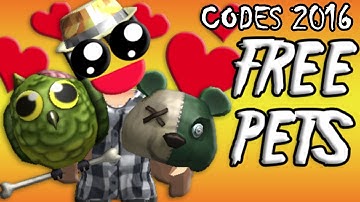 HALLOWEEN 2016 TWISTED MURDERER PET CODES | ROBLOX