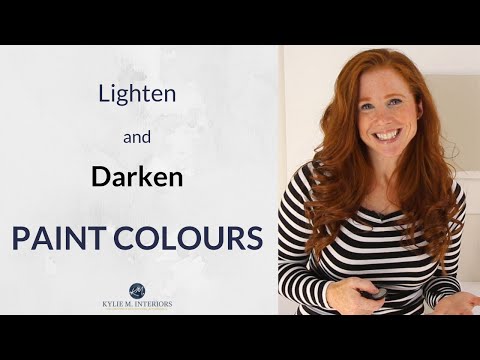 Lighten and Darken Paint Colours
