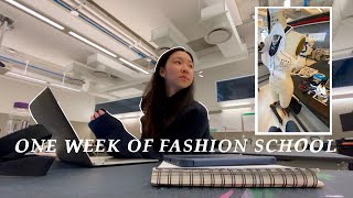 fashion school vlog  waking up at 5am, a new internship | NYC fashion school vlog