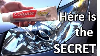 How to restore headlights with toothpaste by Junky DIY guy 386,580 views 7 years ago 6 minutes, 19 seconds