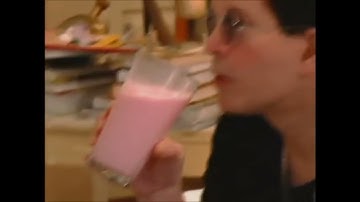 Ozzy Osbourne makes a smoothie