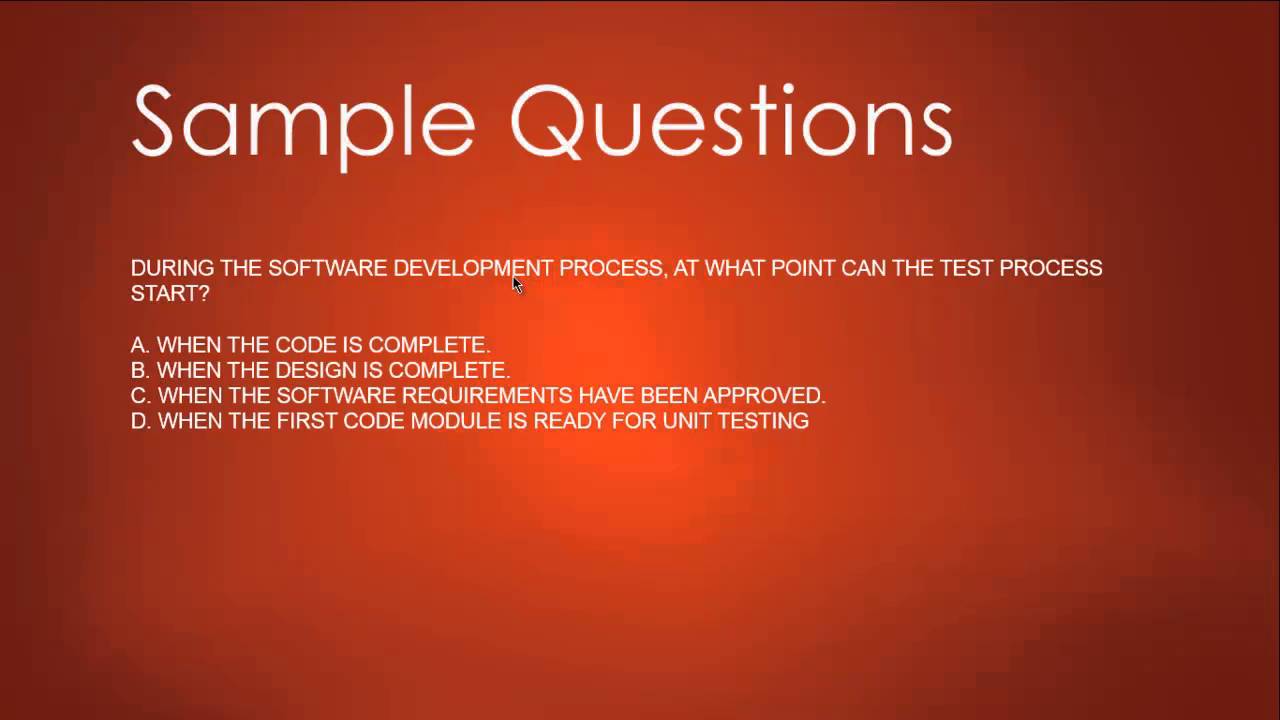 Samples questions