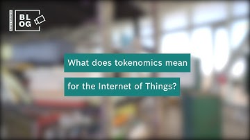 Bosch Research Blog / Tokenomics