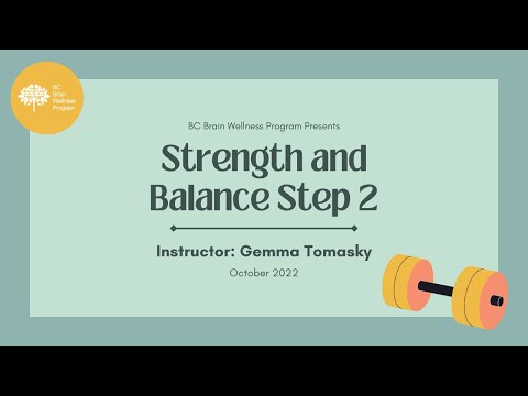 Strength and Balance Step 2 (October 2022)