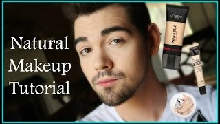 Natural Makeup Tutorial For Men | using drugstore makeup