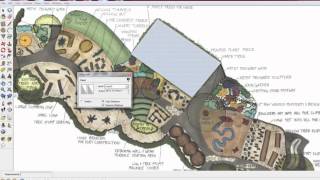 Using SketchUp to scale and then calculate area and volume for landscape construction estimates screenshot 5