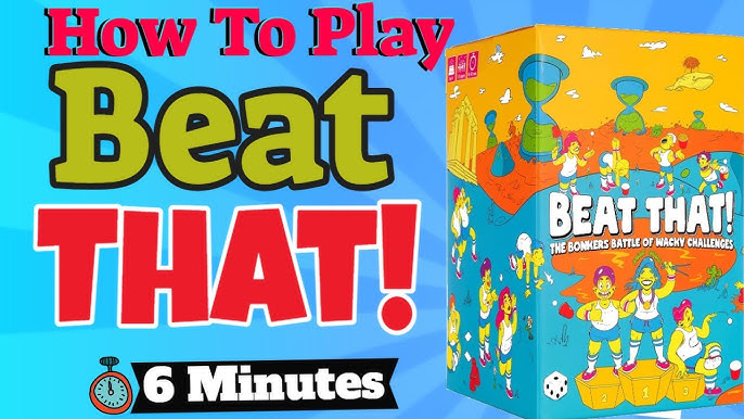 Gutter Games Beat That! - The Bonkers Battle of Wacky Challenges [Family  Party Game for Kids & Adults]