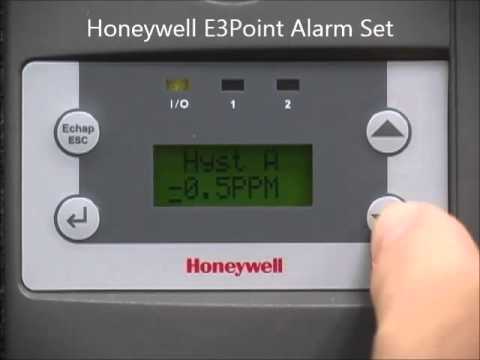 Honeywell E3Point Alarm Setting