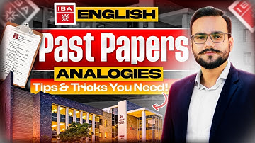 IBA English Papers | IBA Entry Test Preparation 2025 I IBA Entry Test Past Papers I IBA Entry Test