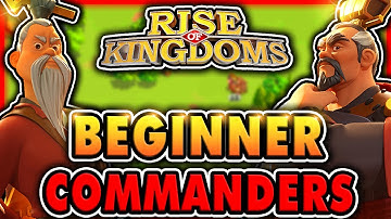Rise of Kingdoms BEST Early Game COMMANDERS for F2P! (KvK1)