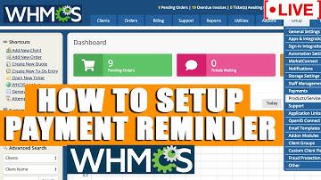 [🔴LIVE] How to setup Payment reminder in WHMCS?
