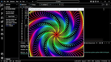 Python Turtle Graphics Animation -Wonderful