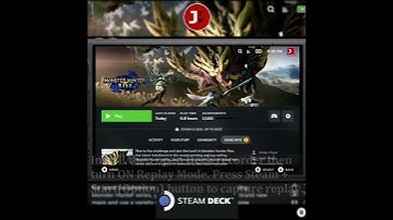 Decky Recorder (Replay Mode) on Steam Deck. #steamdeck