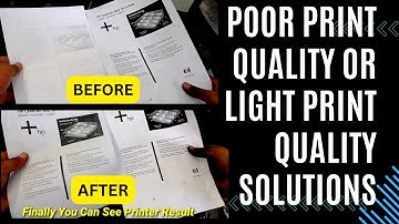 Poor Print Quality Or Light Print issue | How to Dark Black Increase Hp Printer M125a Any Hp Printer