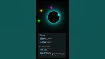 Neon Circle Loader ( CSS Only) #coding #loader #circle #animation #htmlcss #shorts