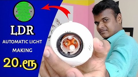 automatic light on off ldr project Tamil/mschinnasamy|MS