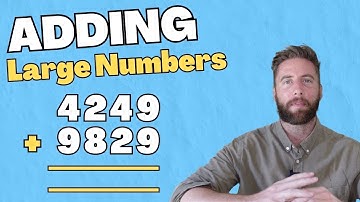How to ADD LARGE NUMBERS with COLUMN METHOD
