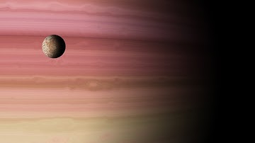 Photoshop Tutorial: How to Create a Close-up of Jupiter and One of its Moons.