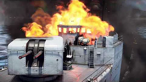 HMS Blackpool: Cinematic Naval battle(War Thunder Naval Forces)