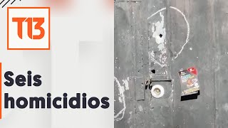 Seis homicidios en menos de 48 horas en la región Metropolitana