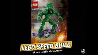I built the Lego 76284 Green Goblin set with 471 pieces. Speed Build!