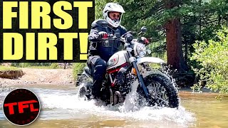 Can This New Ducati Scrambler Desert Sled Do It All OnRoad AND OffRoad? First Dirt Review