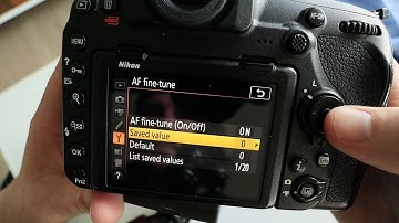 Nikon AF Fine Tune -  Easiest and Best Way I
