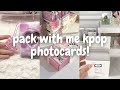 Packing kpop photocards 36 asmr tiktok compilation  minsbymon