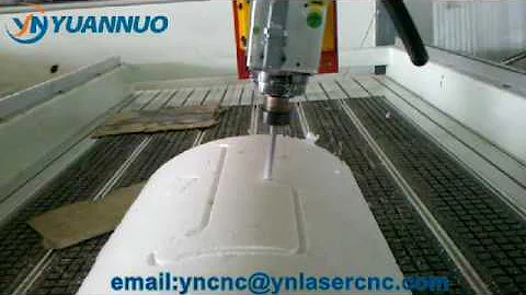 YN1530 4 AXIS cnc router with rotating spindle motor