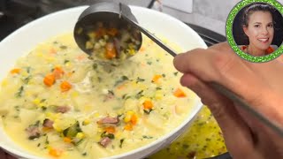 Slow Cooker Crockpot Soup Recipe CORN CHOWDER