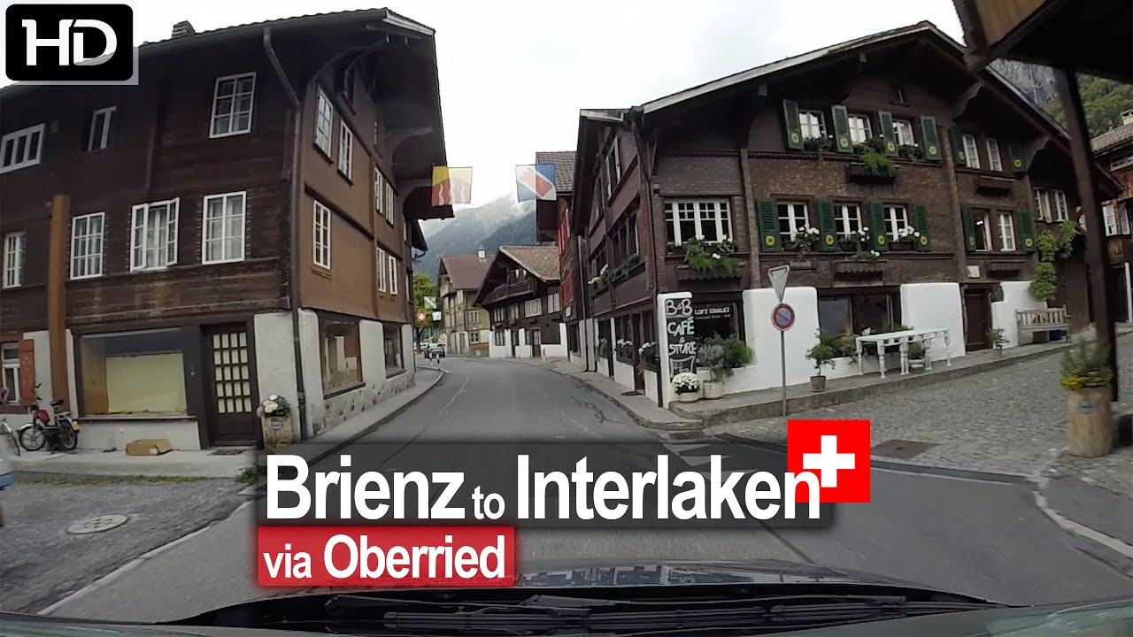 Brienz to Interlaken Scenic Drive Switzerland! YouTube