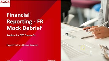 FR Pre-Pre-December 2025 Mock Debrief - Sec B (OTC1)