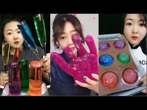 Ice Eating Ice Thánh Ăn Đá Trào lưu Ăn Nước Đá màu sắc ASMR氷の咀嚼音#16