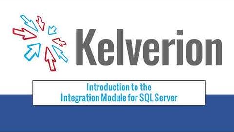 Introduction to the Integration Module for SQL Server