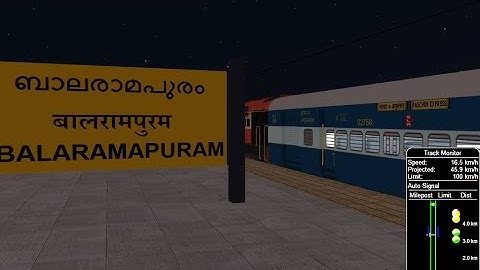 56313/Tiruvananthapuram Nagercoil Passenger (UnReserved) Part One || IR In MSTS  Open Rail