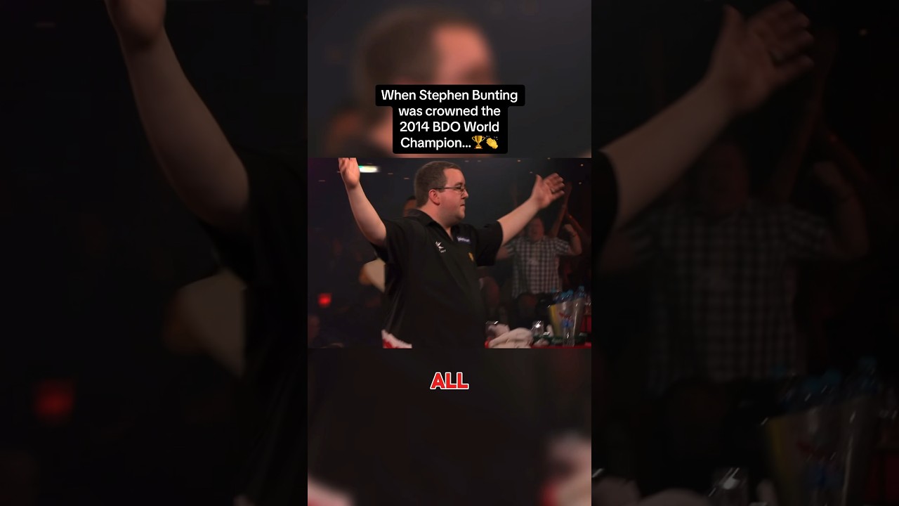 When Stephen Bunting became World Champion… 🥺🔥🎯 