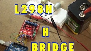 Arduino and L298N Dual H Bridge DC Motor Control