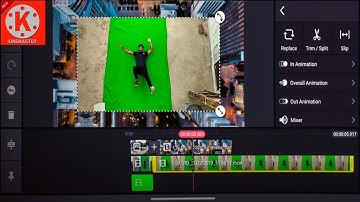 KINEMSTER Greenscreen effects Video Editing || Chroma Key VFX Tutorial in Hindi/Urdu