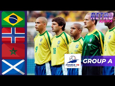 أهداف المجموعة الأولى لكأس العالم 1998 البرازيل المغرب النرويج اسكتلندا تعليق عربي