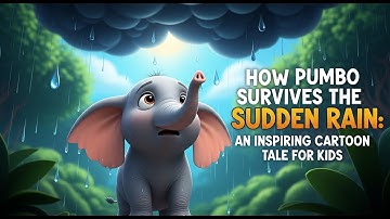 How Pumbo Survives the Sudden Rain: An Inspiring Cartoon Tale for Kids