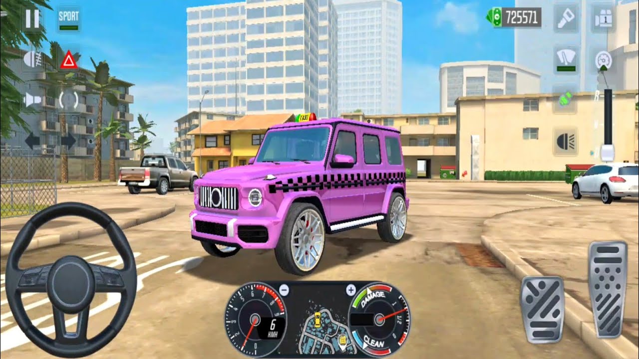 3D Taxi Car Jeep Driving Simulator - Best car Racing Competition Games - Android Gameplay
