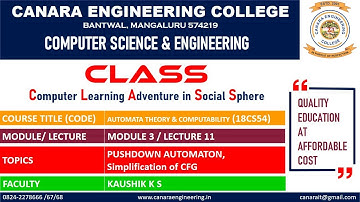 VTU ATC (18CS54)  [CFG ](M3 L11)