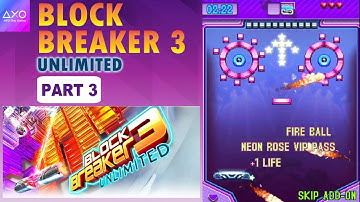 Neon Rose Level 3 | Block Breaker 3 unlimited | Java Game Part - 3