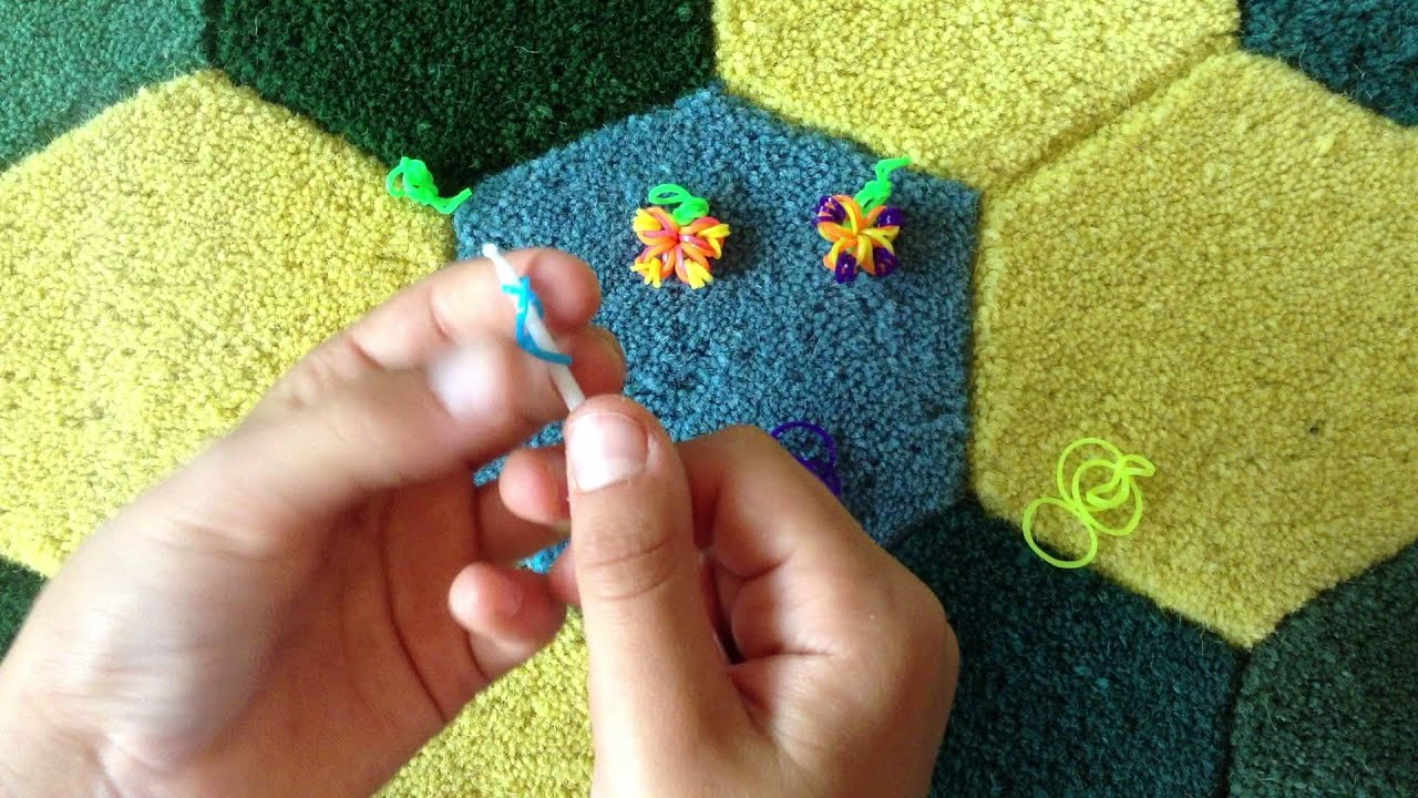 How to make a rainbow loom butterfly, Easy Butterfly Rainbow Loom Charm