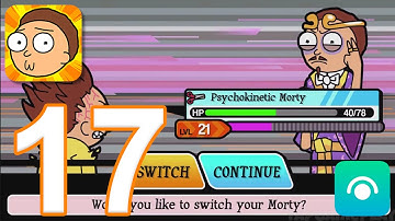 Pocket Mortys - Gameplay Walkthrough Part 17 - Badges 15-16 (iOS, Android)