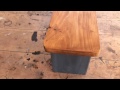 木製スリムベンチA